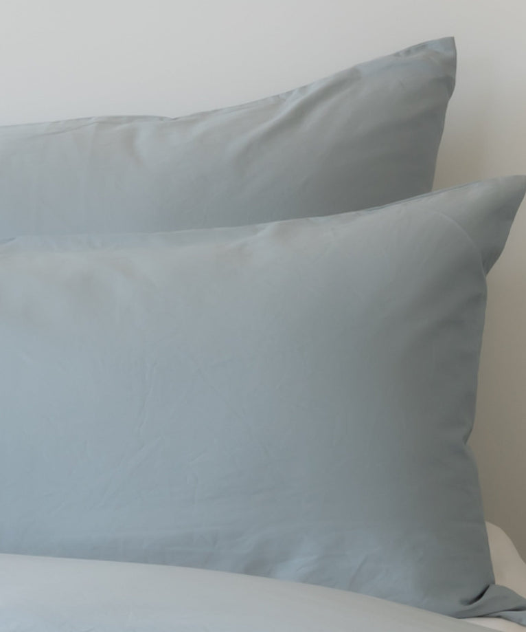 Egyptian cotton pillowcase | Satin cotton Blue