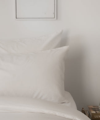 Egyptian cotton pillowcase | Percal cotton White