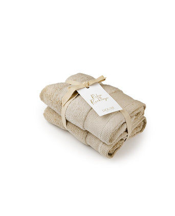 Towel zero-twist cotton | Latte