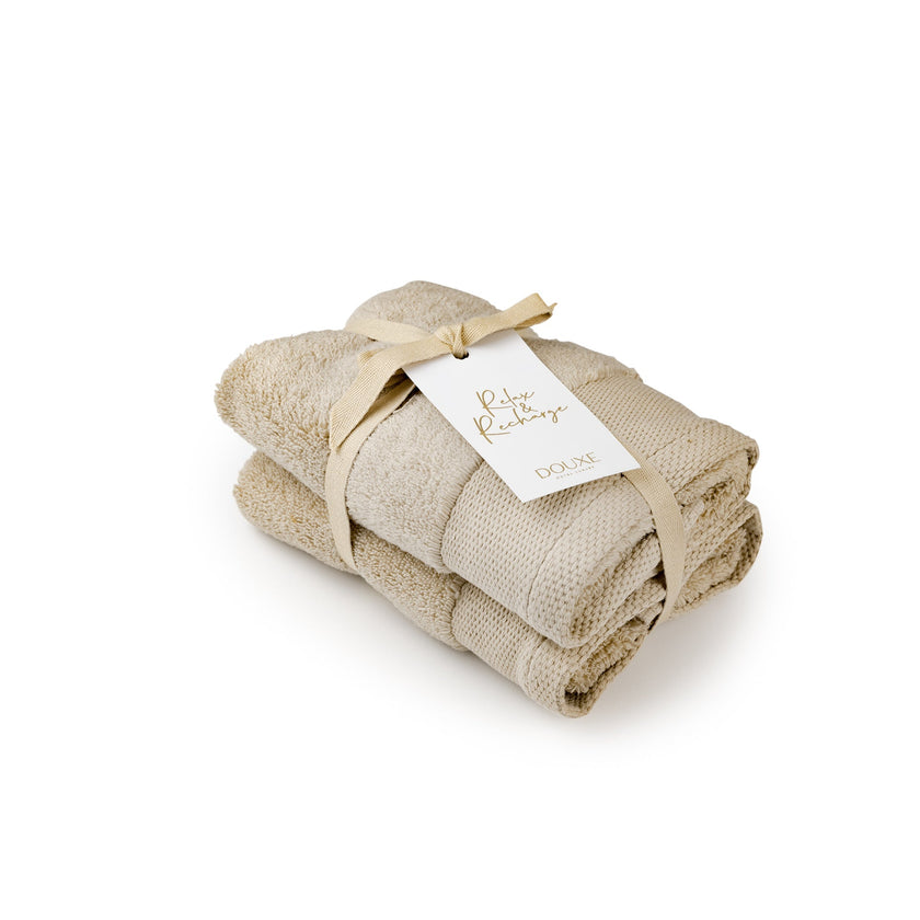 Towel zero-twist cotton | Latte