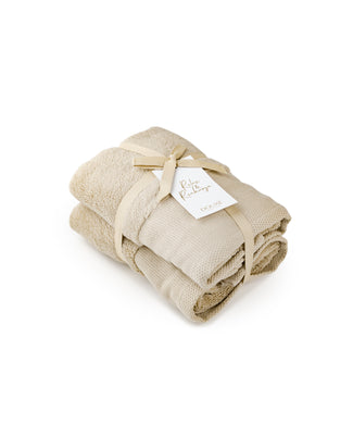 DOUXE Hotel Towel - 50x100 cm - Zero Twist (2 pcs) - Latte
