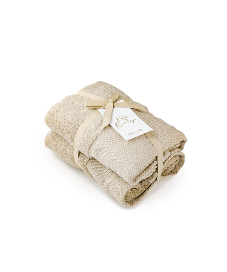 Classic Towel - 50x100 cm - Zero Twist (2 pcs) - Latte