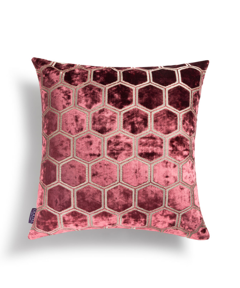 Manipur Decorative Pillow | Garnet