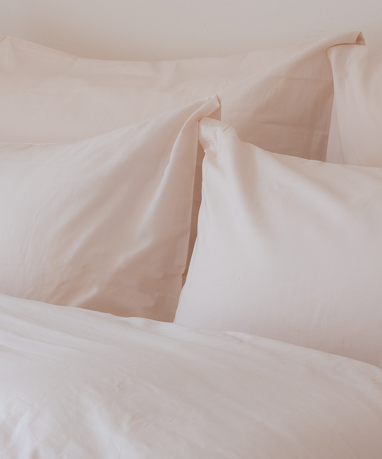 Pillowcase Egyptian Cotton Percale 400 TC | Pearl White