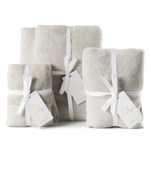Hotel towels from Douxe, Essential Set, Pebble beach