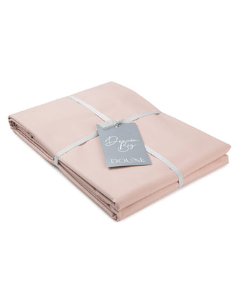 Egyptian cotton duvet cover | Percal 400TC | Blush Pink
