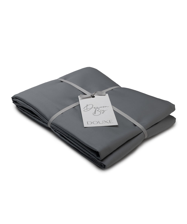 Egyptian cotton duvet cover | Satin 400TC | Anthracite