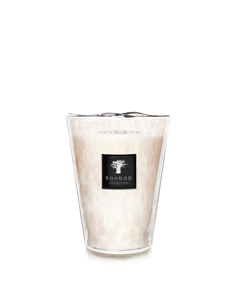 Scented candle White Pearls Baobab