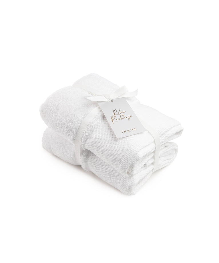 Classic Towel - 50x100 cm - Zero Twist (2 pcs) - White