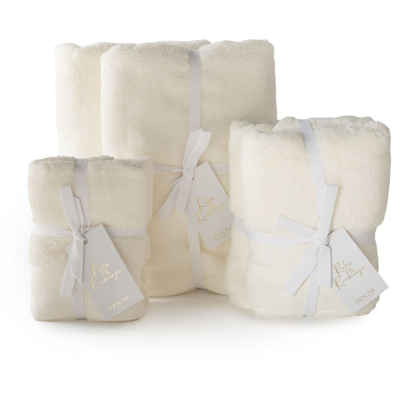 Hotel towels from Douxe | Luxury set | Cream