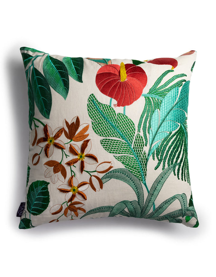 Douxe Hibiscus Decorative pillow | 60x60 cm | Boutique Hotel Design