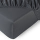 Egyptian cotton fitted sheet | Satin 400TC | Anthracite