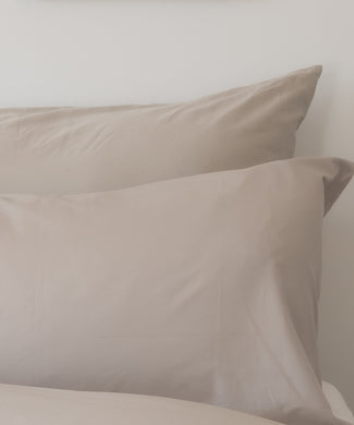 Pillowcase Egyptian Cotton Percale 400TC | Greige